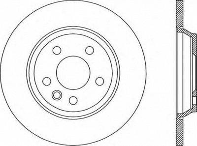 OPEN PARTS bda189710 -  Тормозной диск